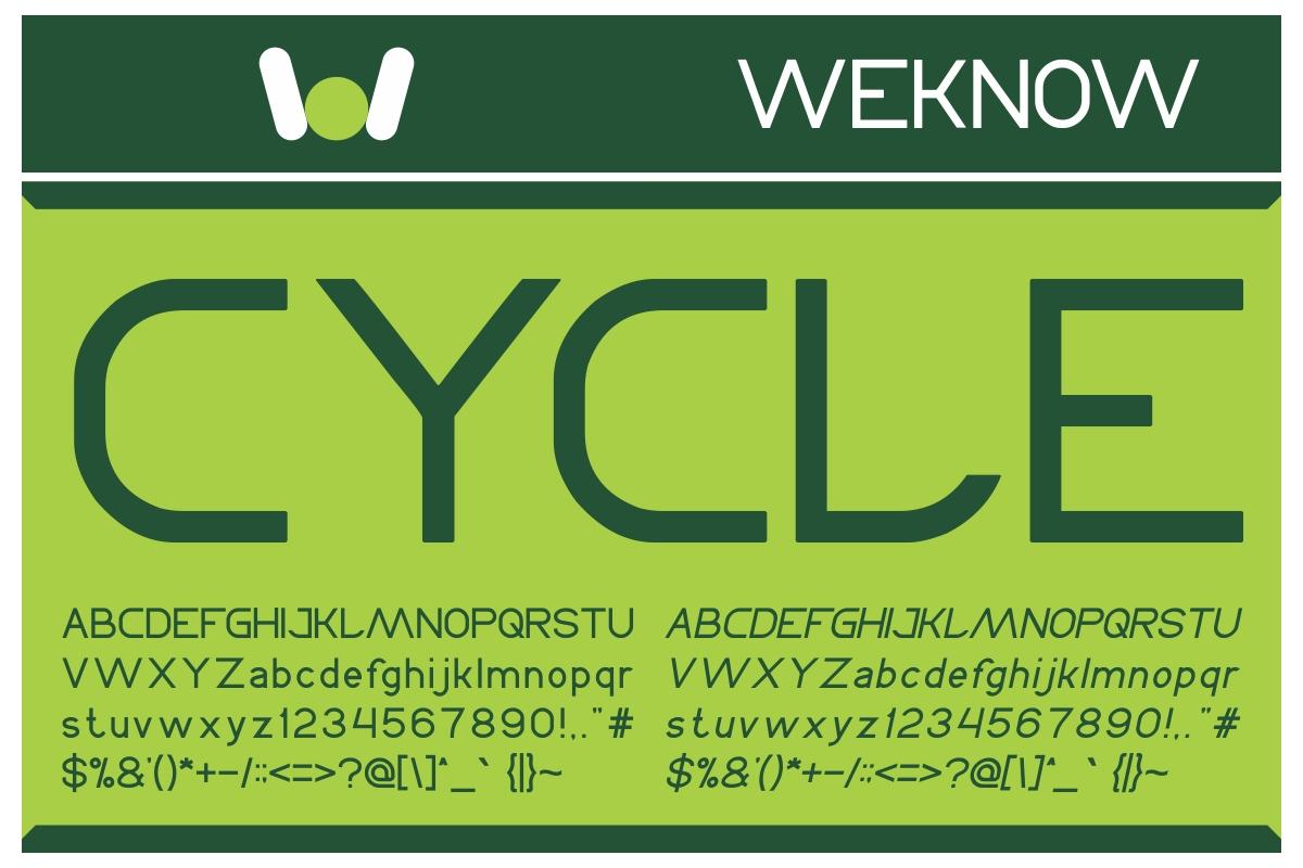 Cycle Font