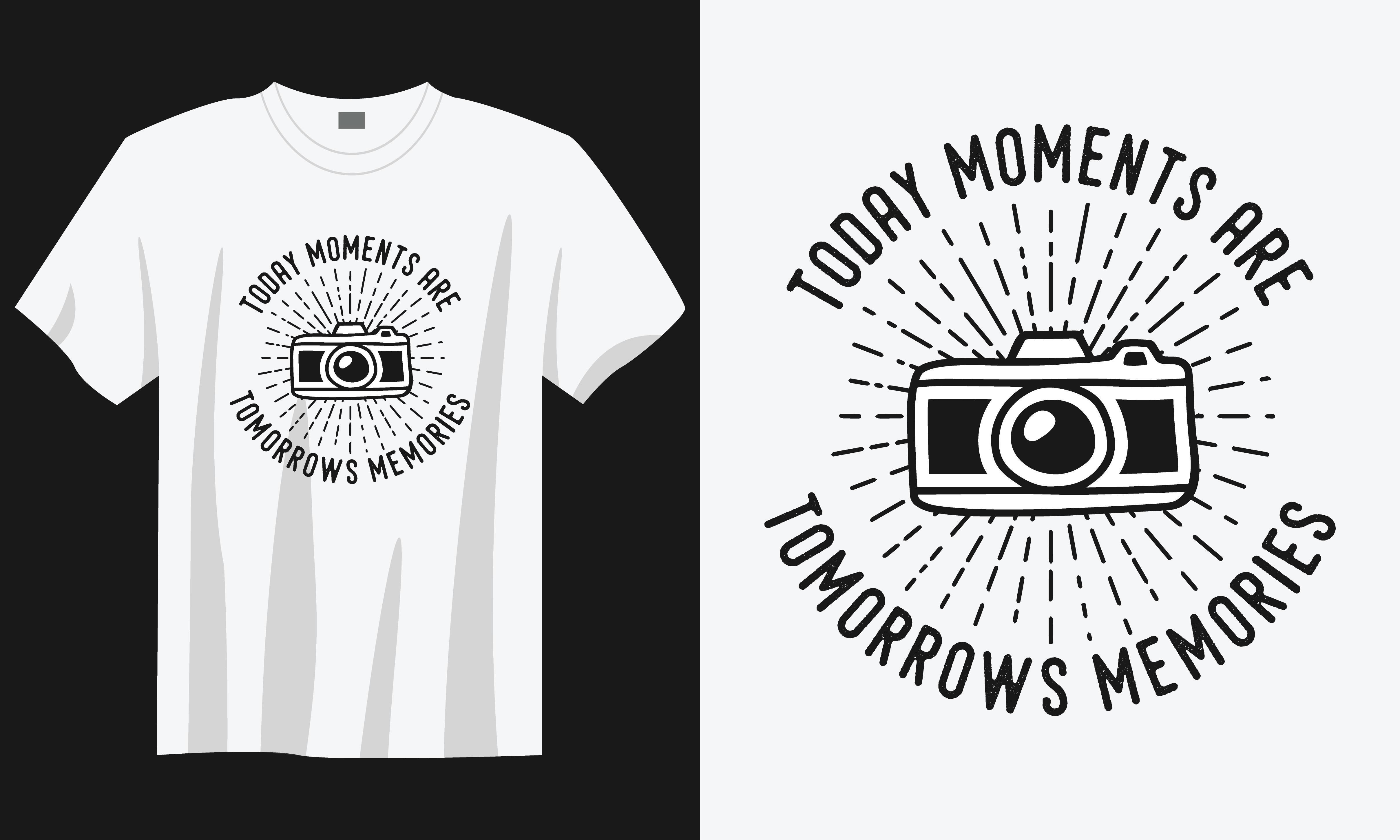 Photographer T-shirt Design, Camera Svg