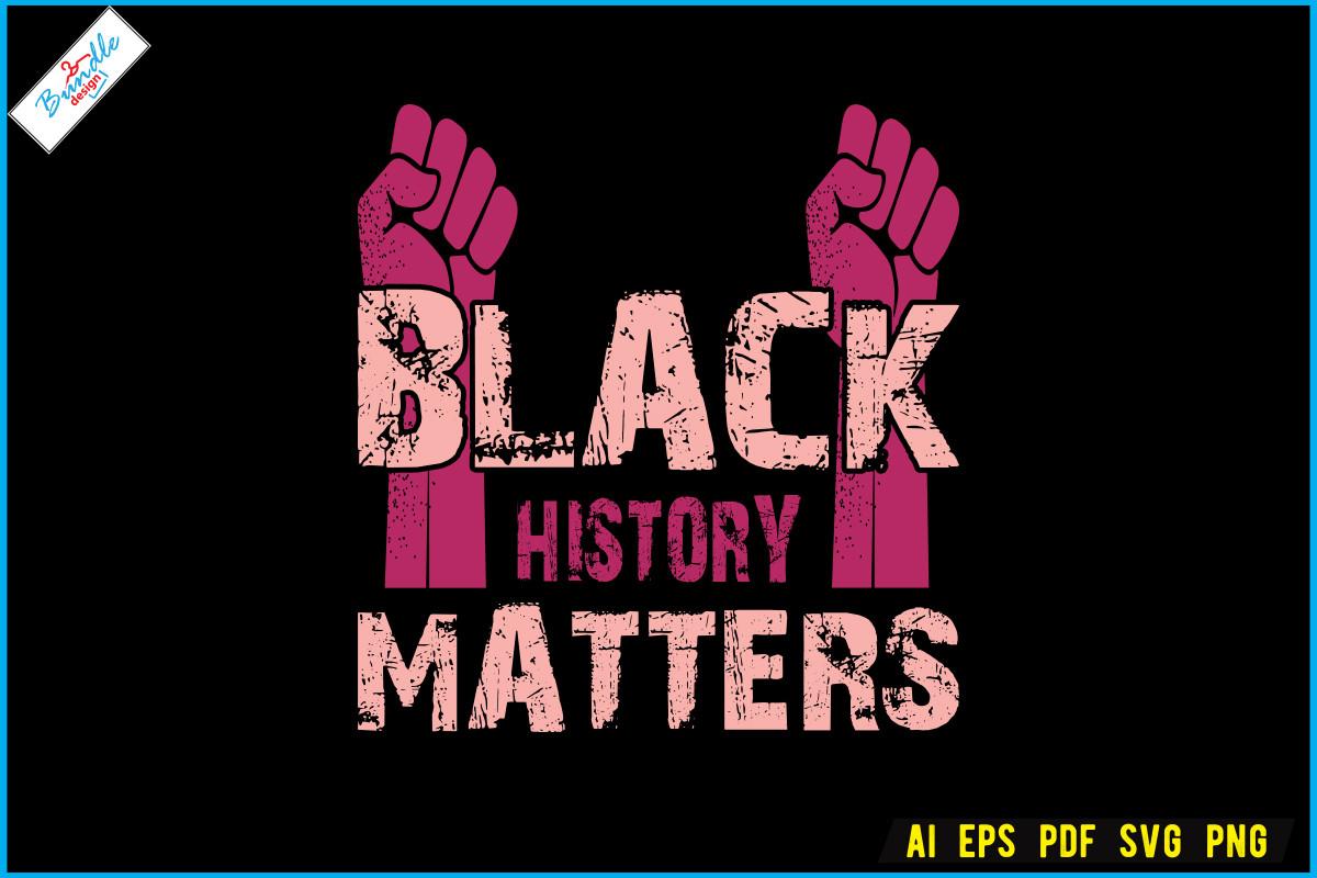 Black History T-Shirt Design