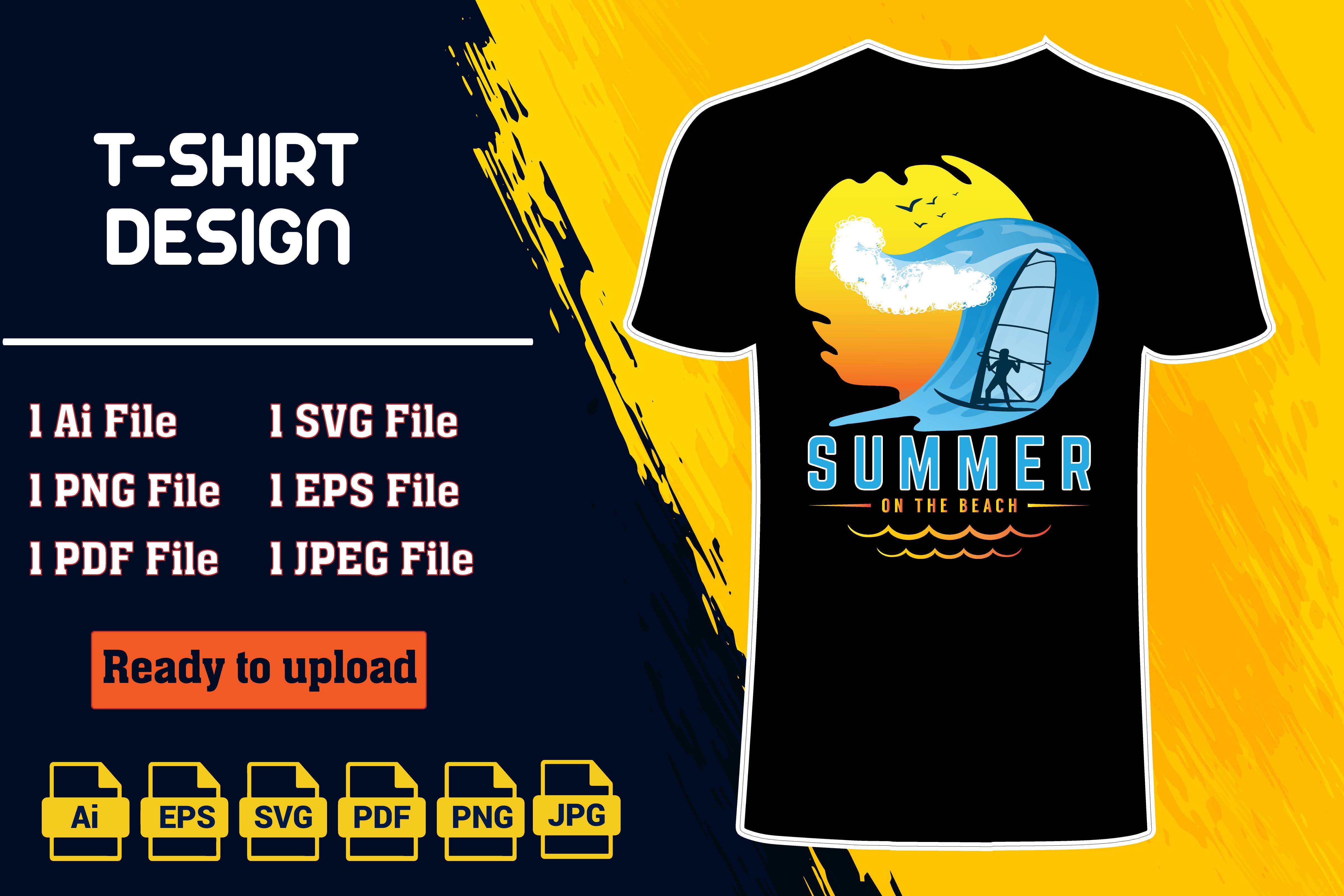 Summer T-shirt Design .