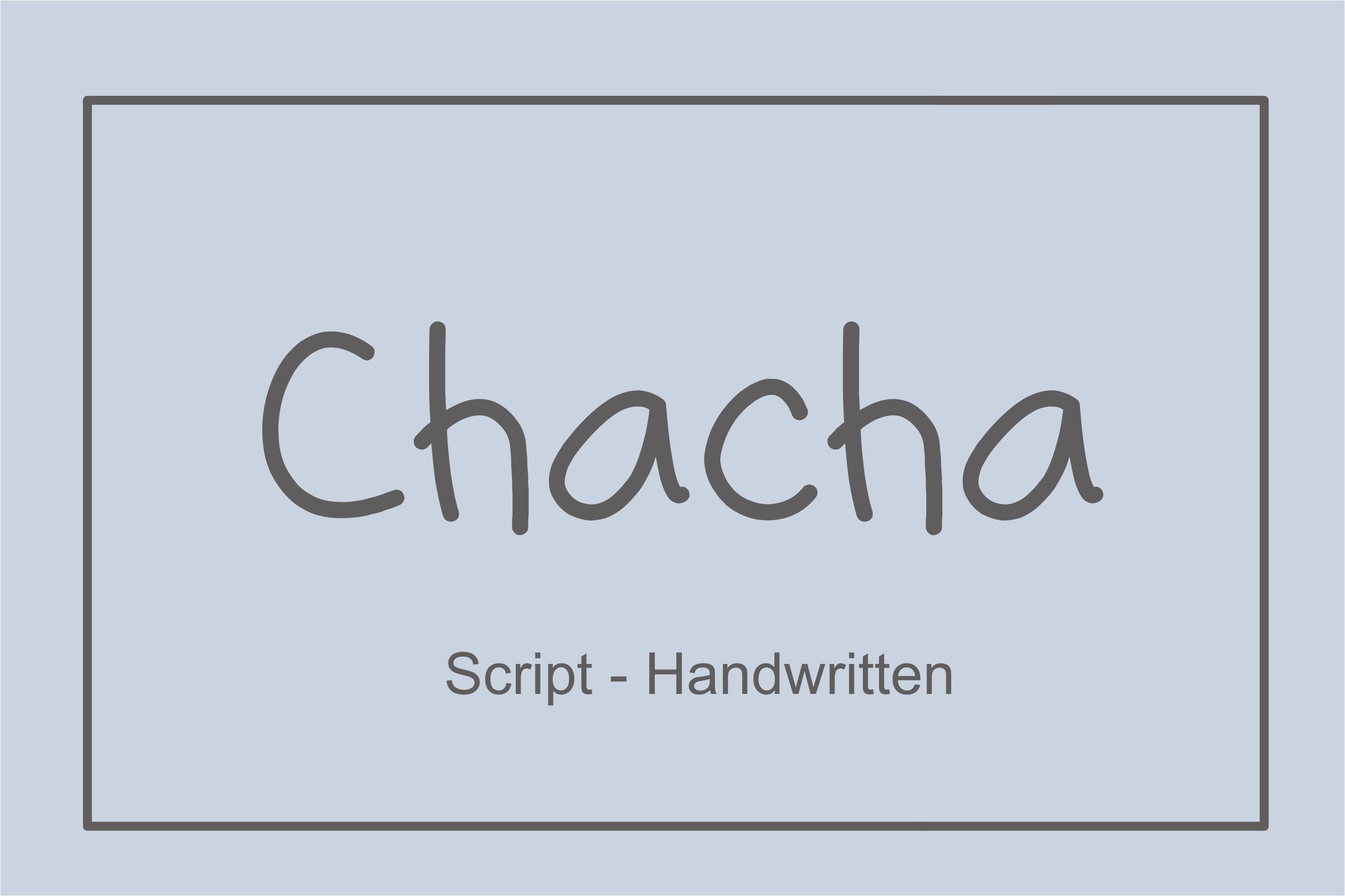 Chaca Font