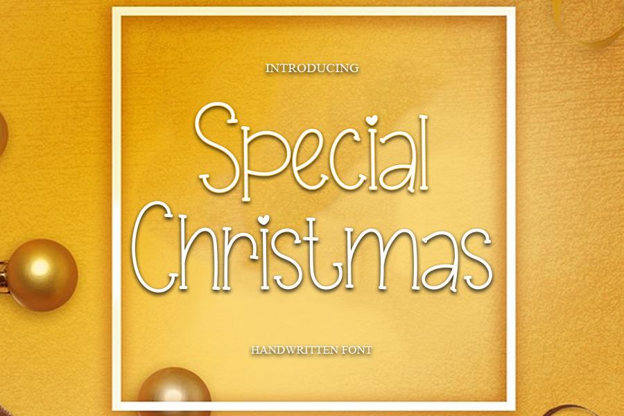 Special Christmas Font