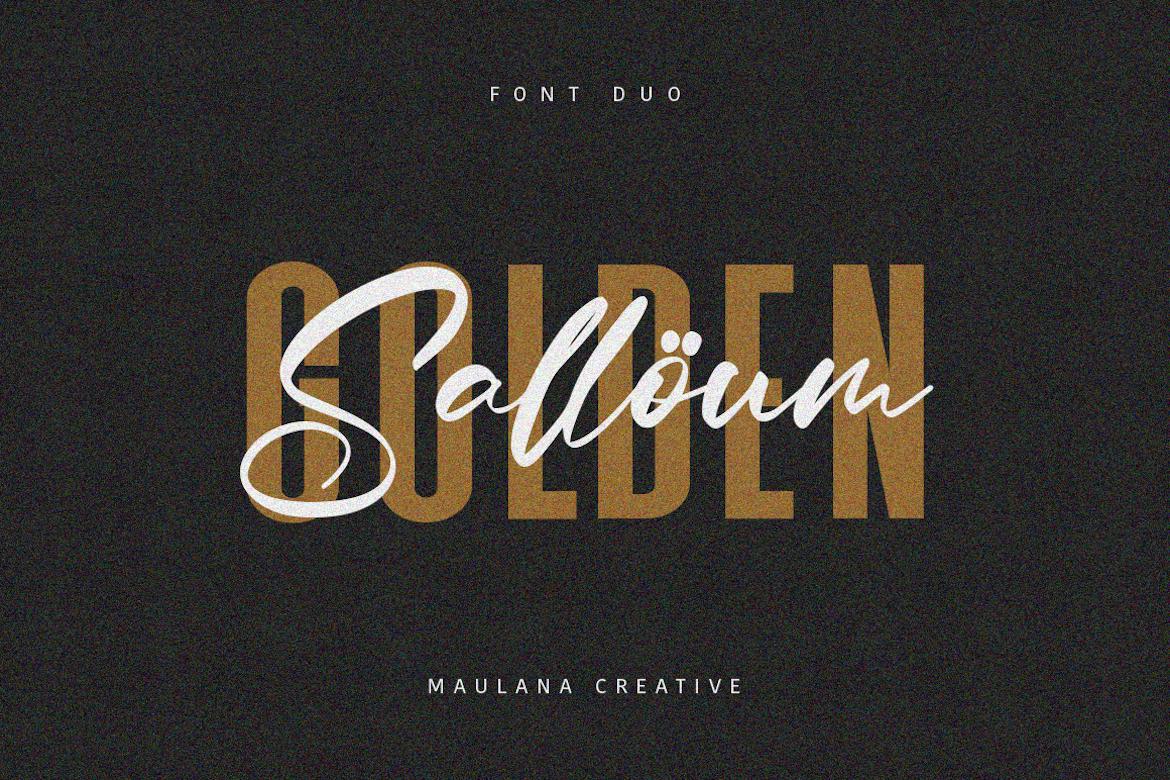 Salloum Golden Font Duo Font