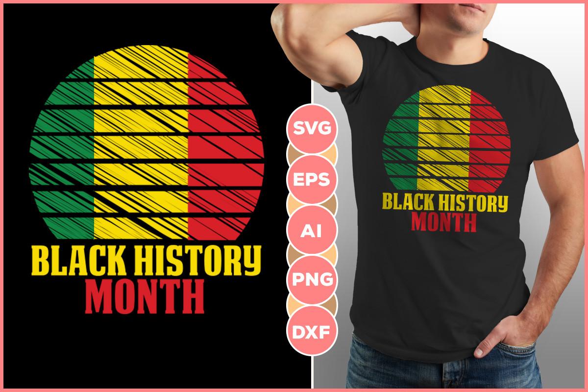 Black History Month T-shirt Design Svg