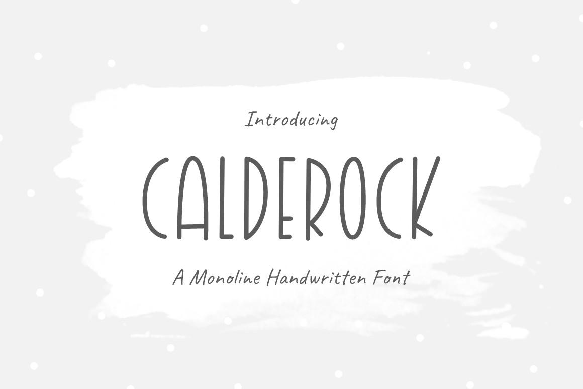 Calderock Font