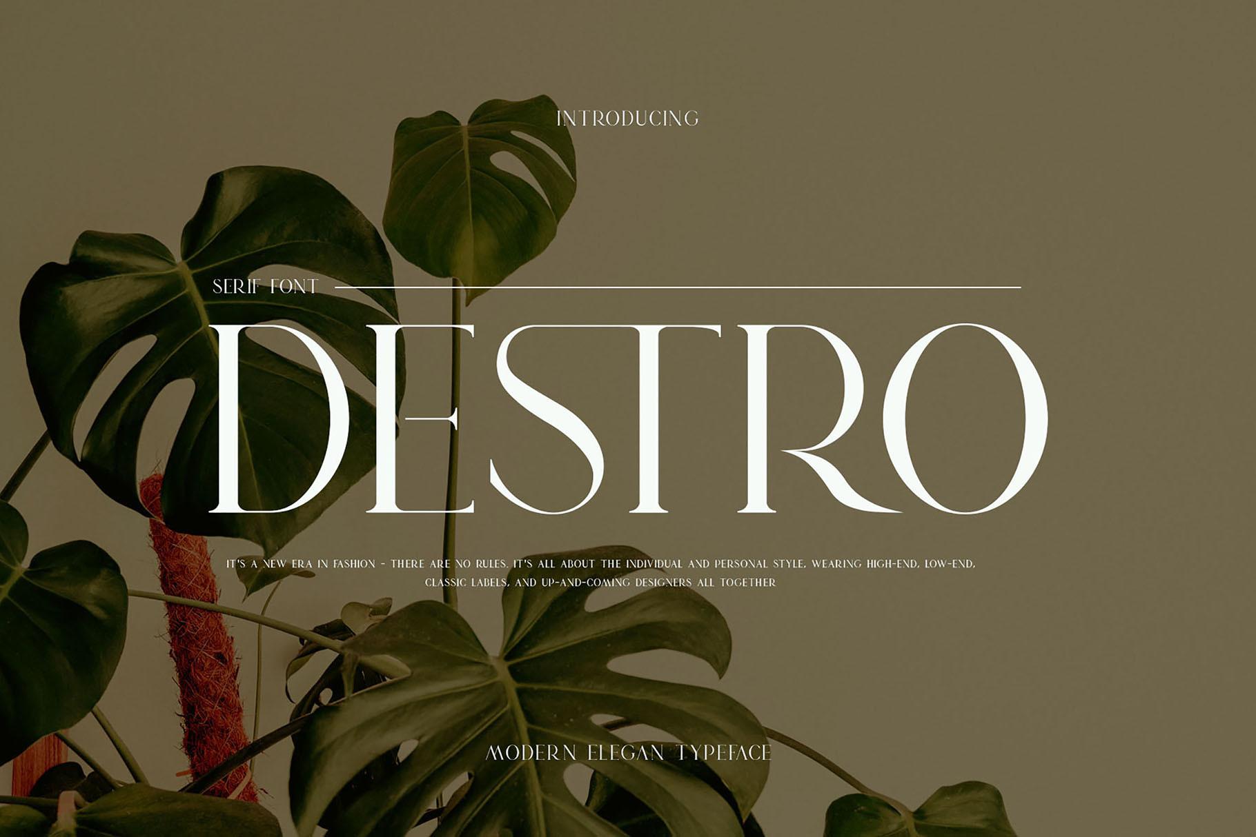 Destro Font