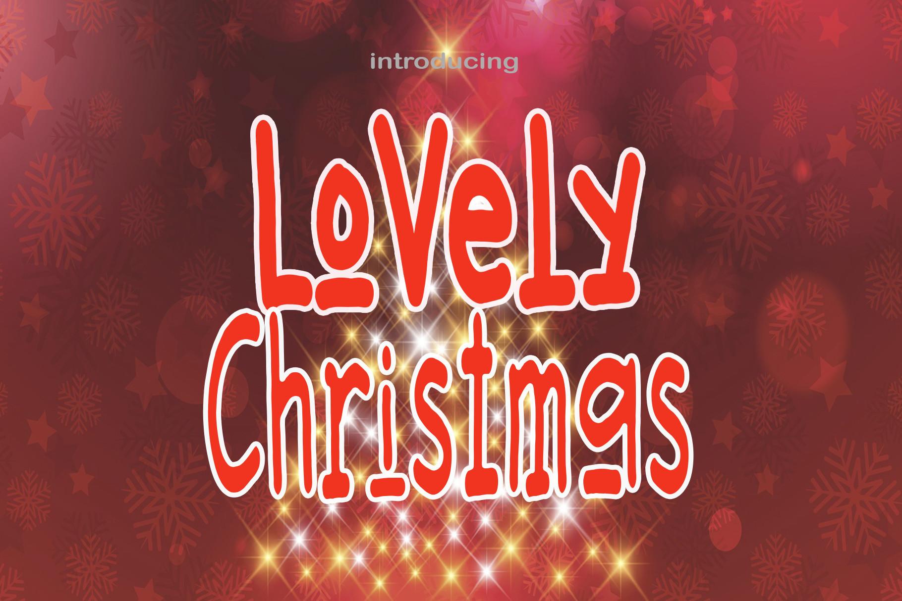 Lovely Christmas Font
