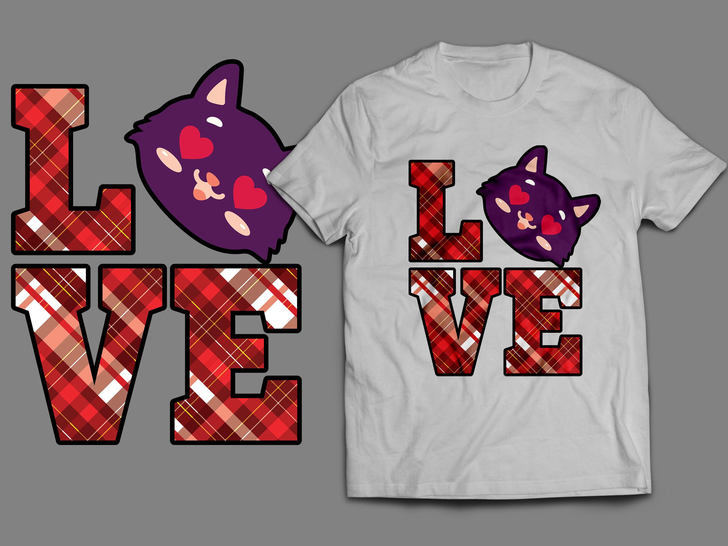 Love Valentine Tshirt Design
