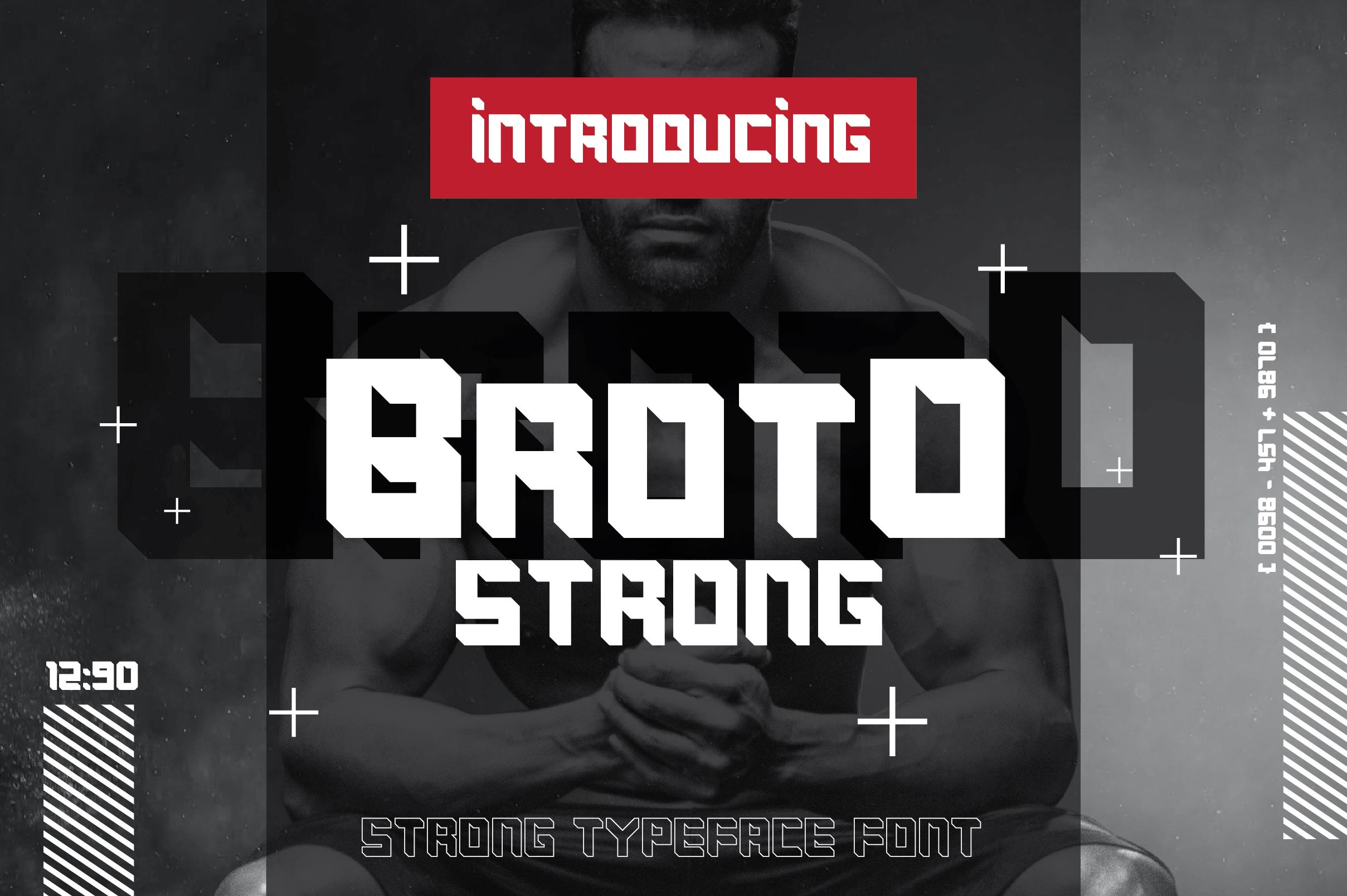 Broto Strong Font