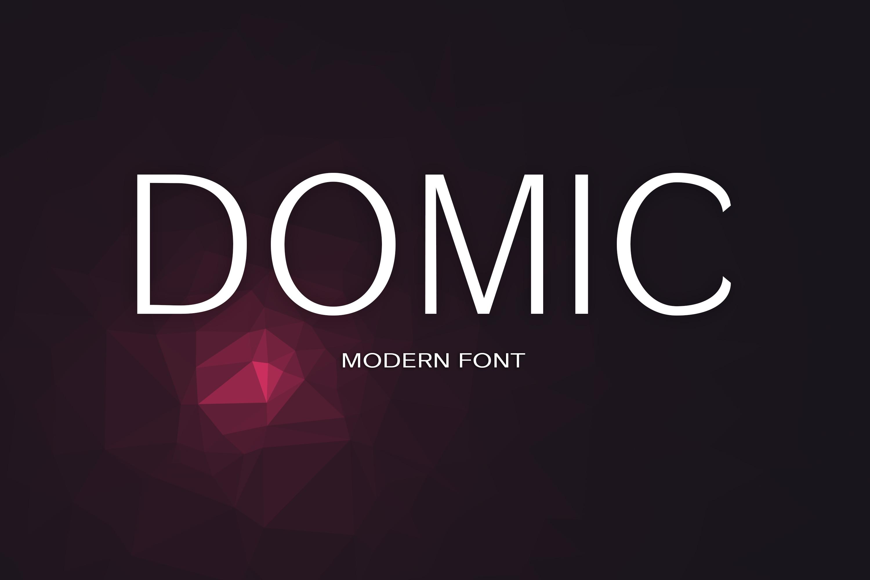 Domic Font