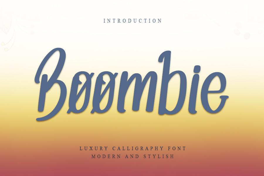 Boombie Font