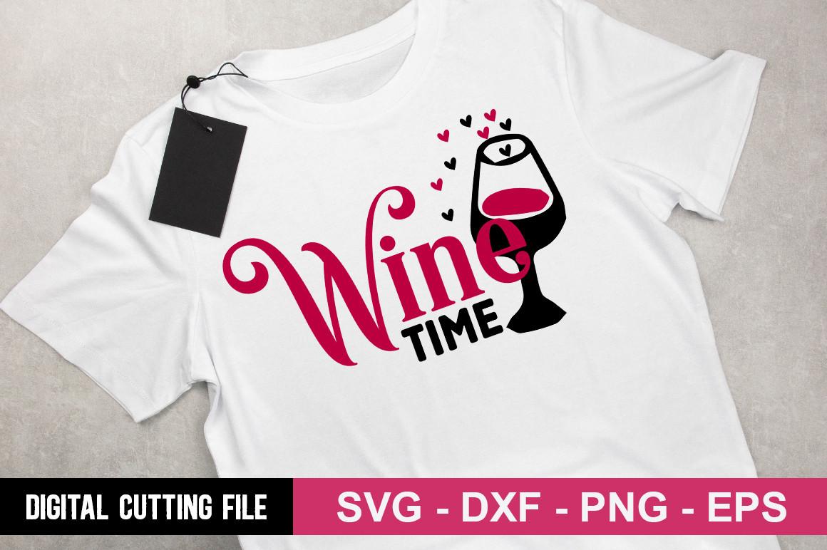 Wine Time SVG