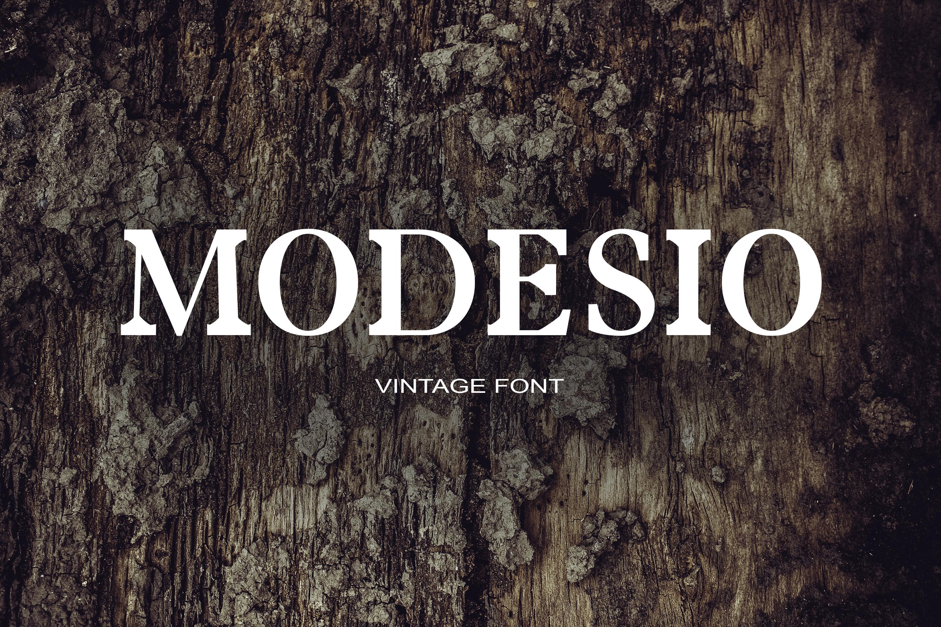 Modesio Font
