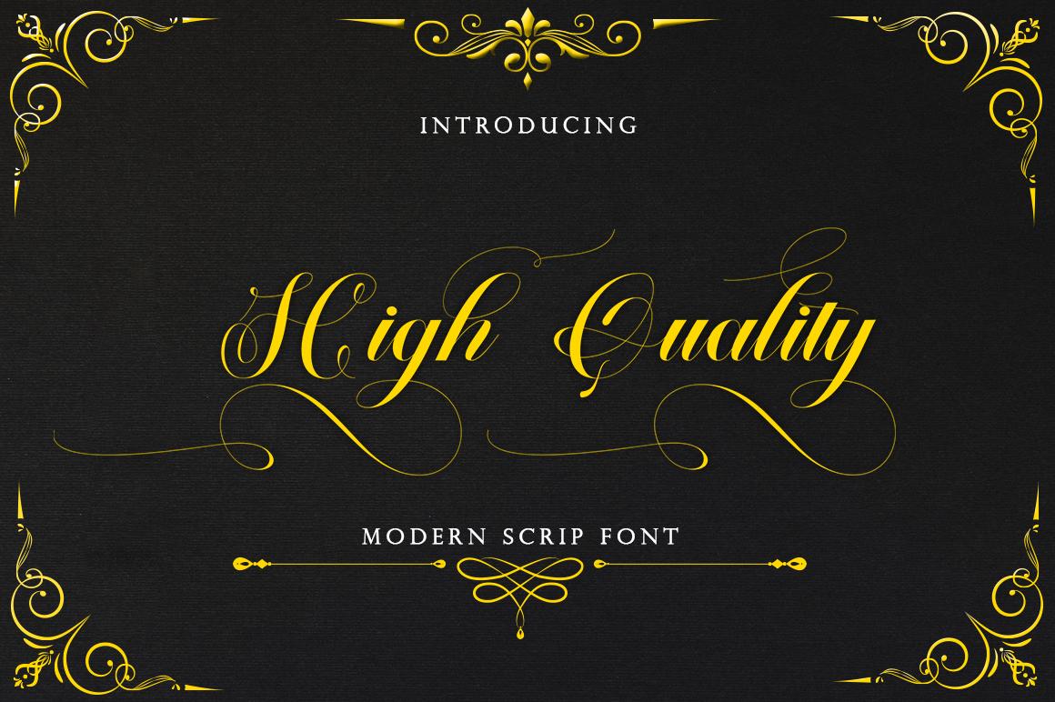 High Quality Font