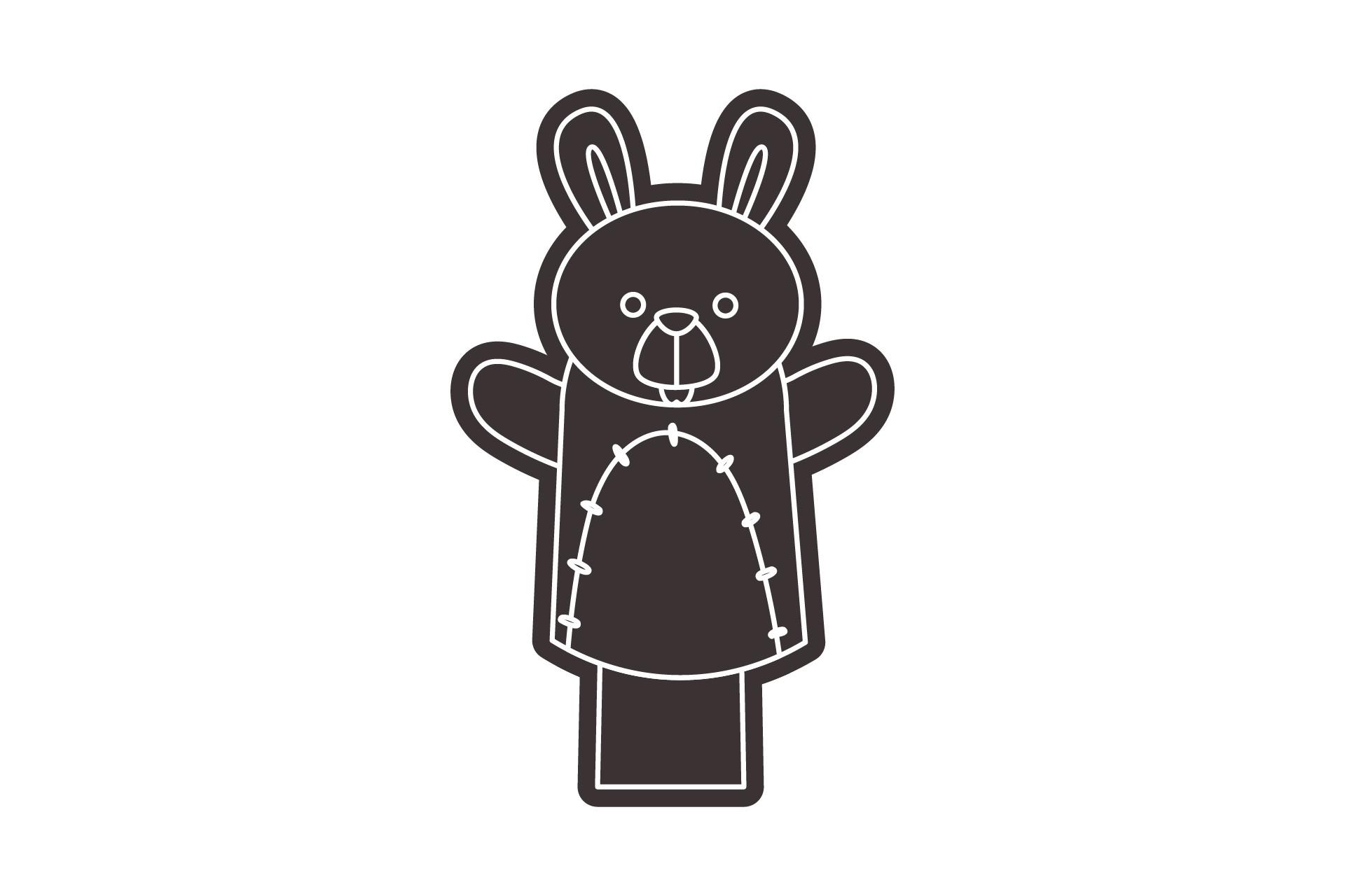 Rabbit Silhouette Stickers
