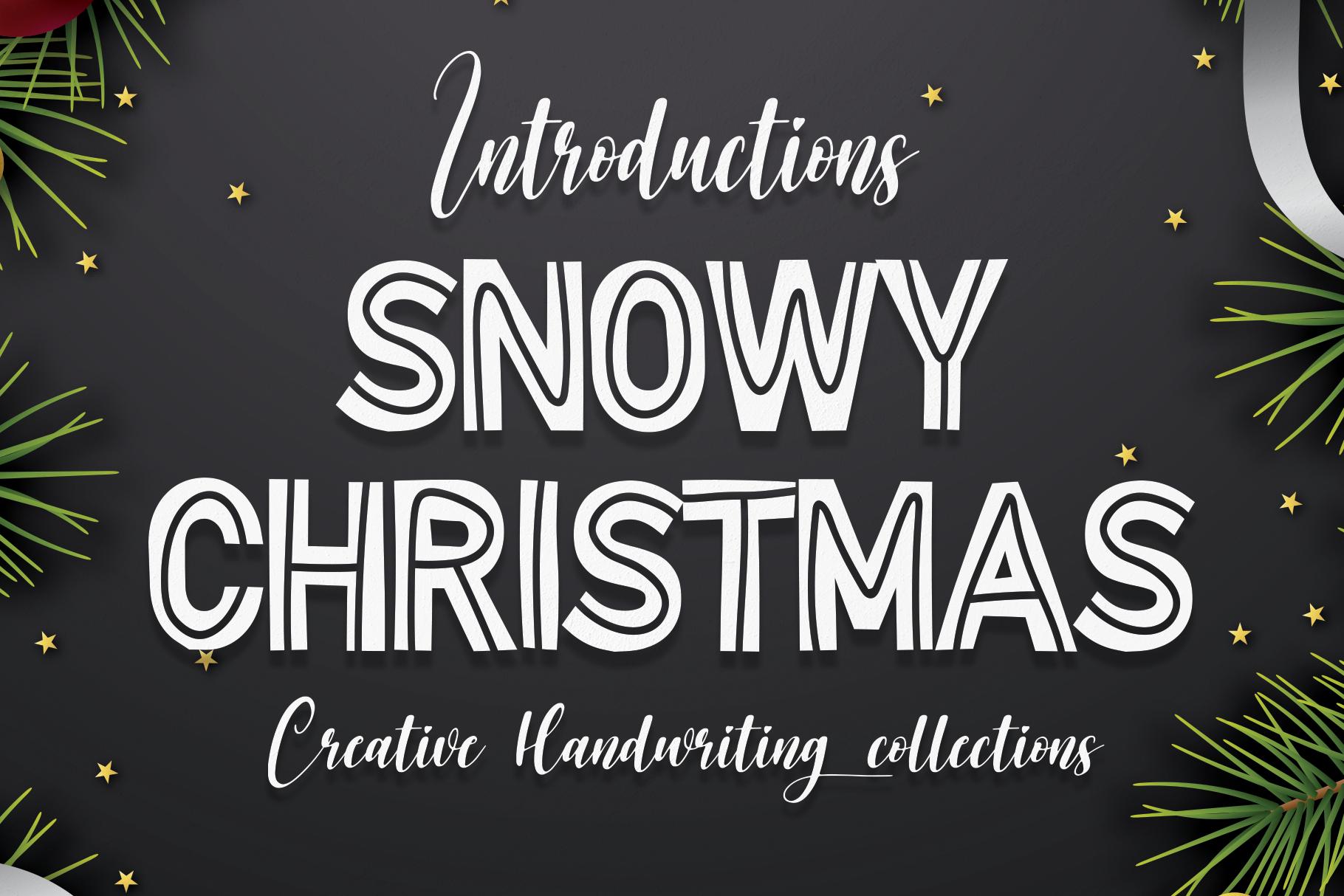 Snowy Christmas Font