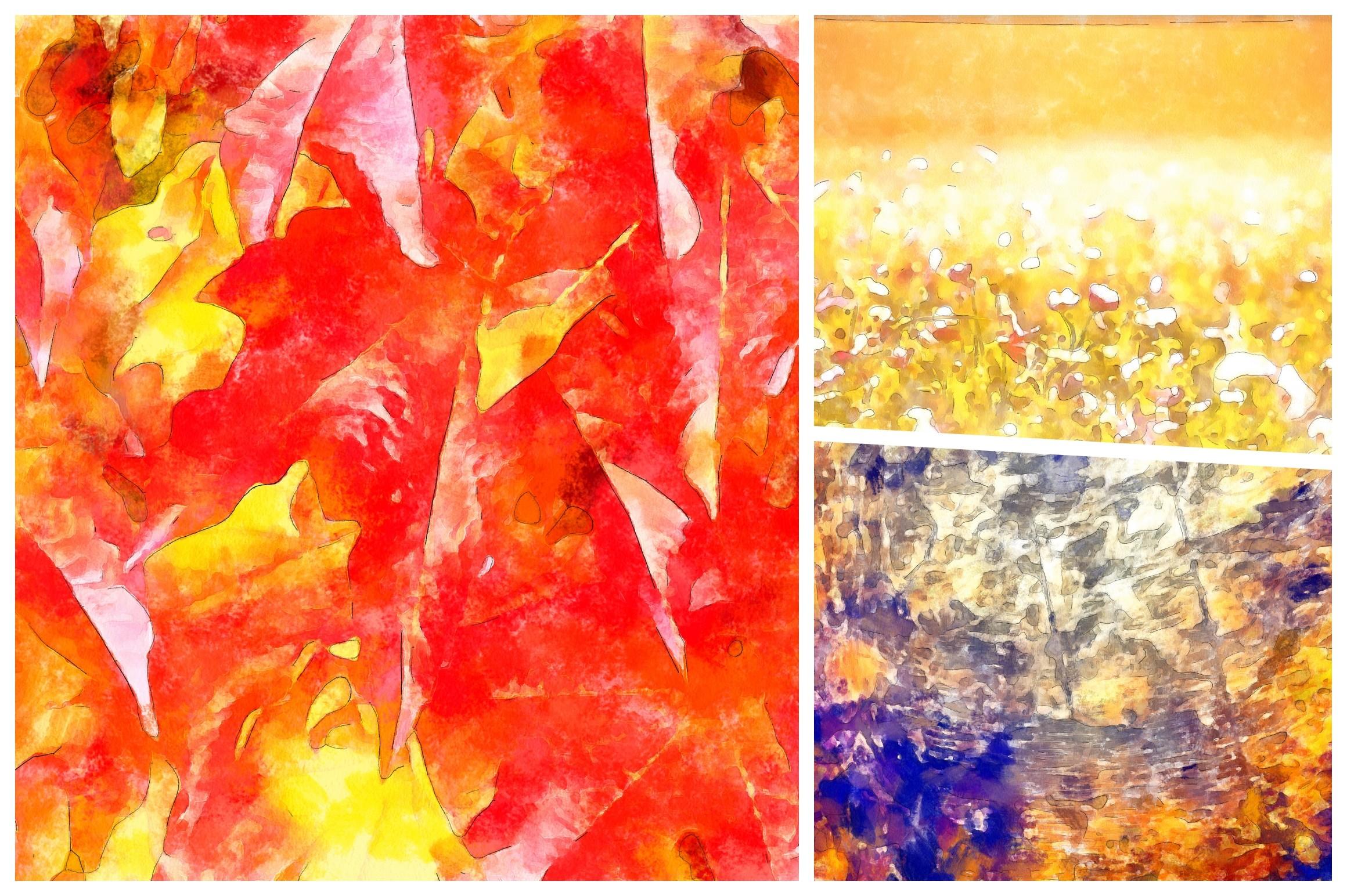 Watercolor Sublimation Texture