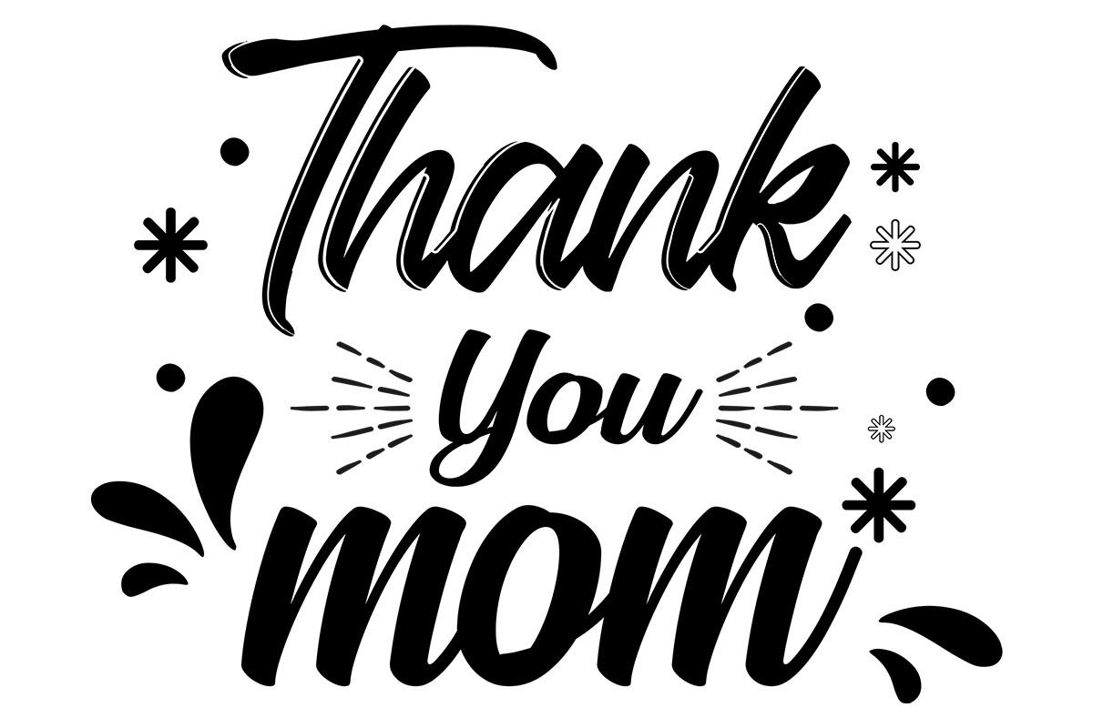 Thank You Mom - Vector Mother's Day