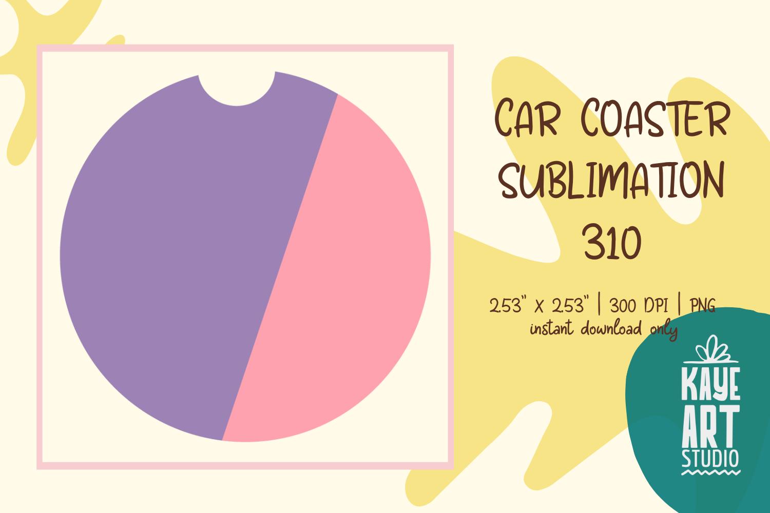 Car Coaster Sublimation PNG 310