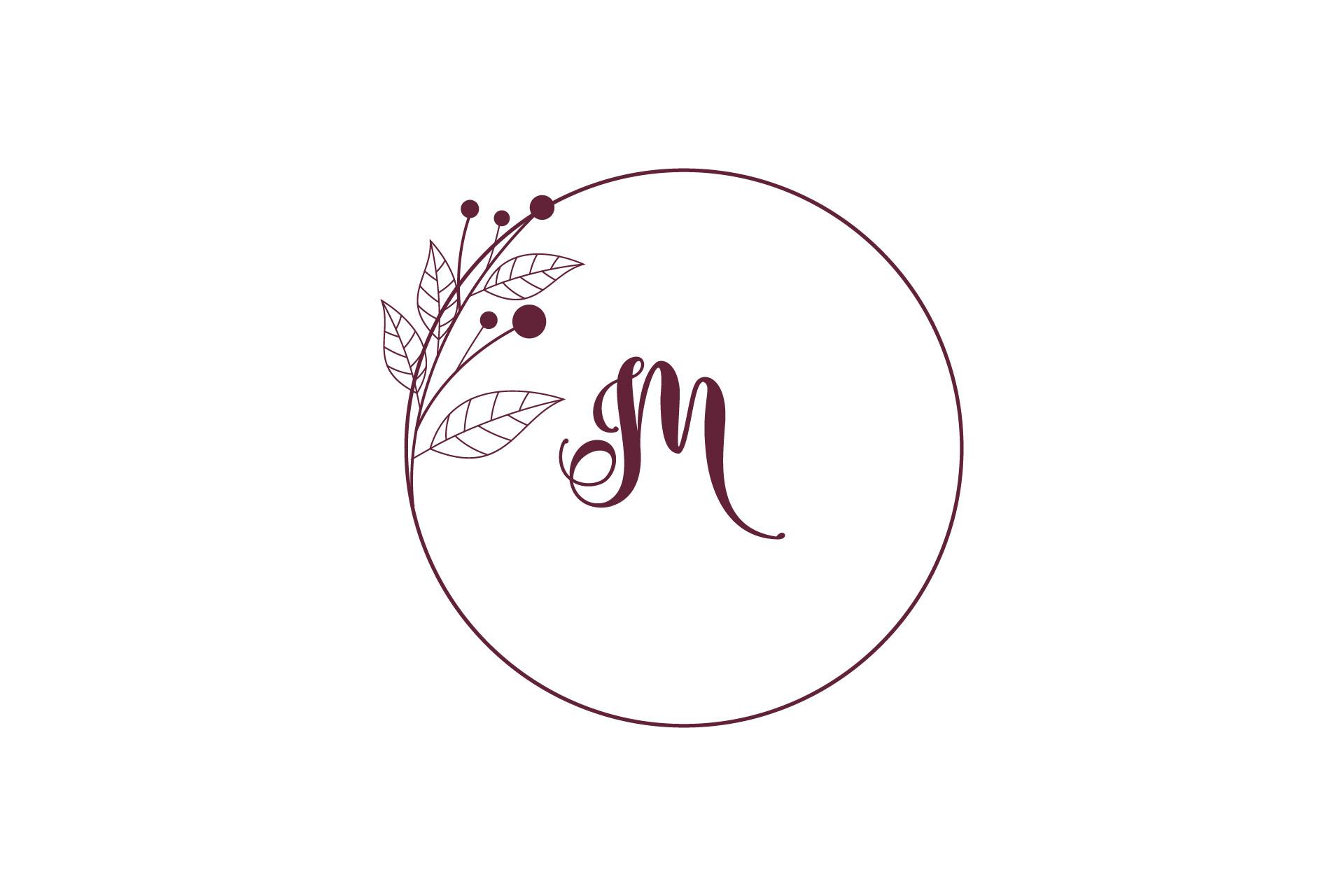 Beauty Monogram Letter Typography