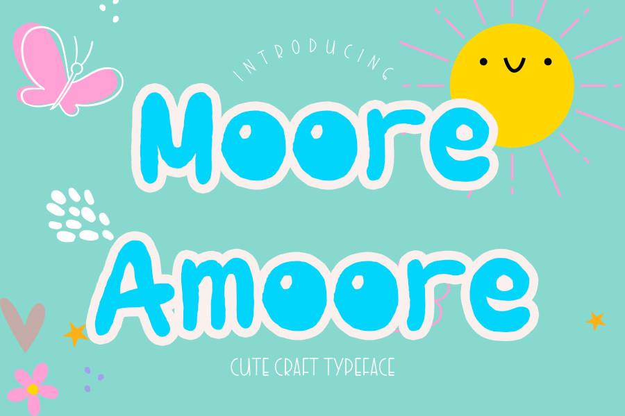 Moore Amoore Font