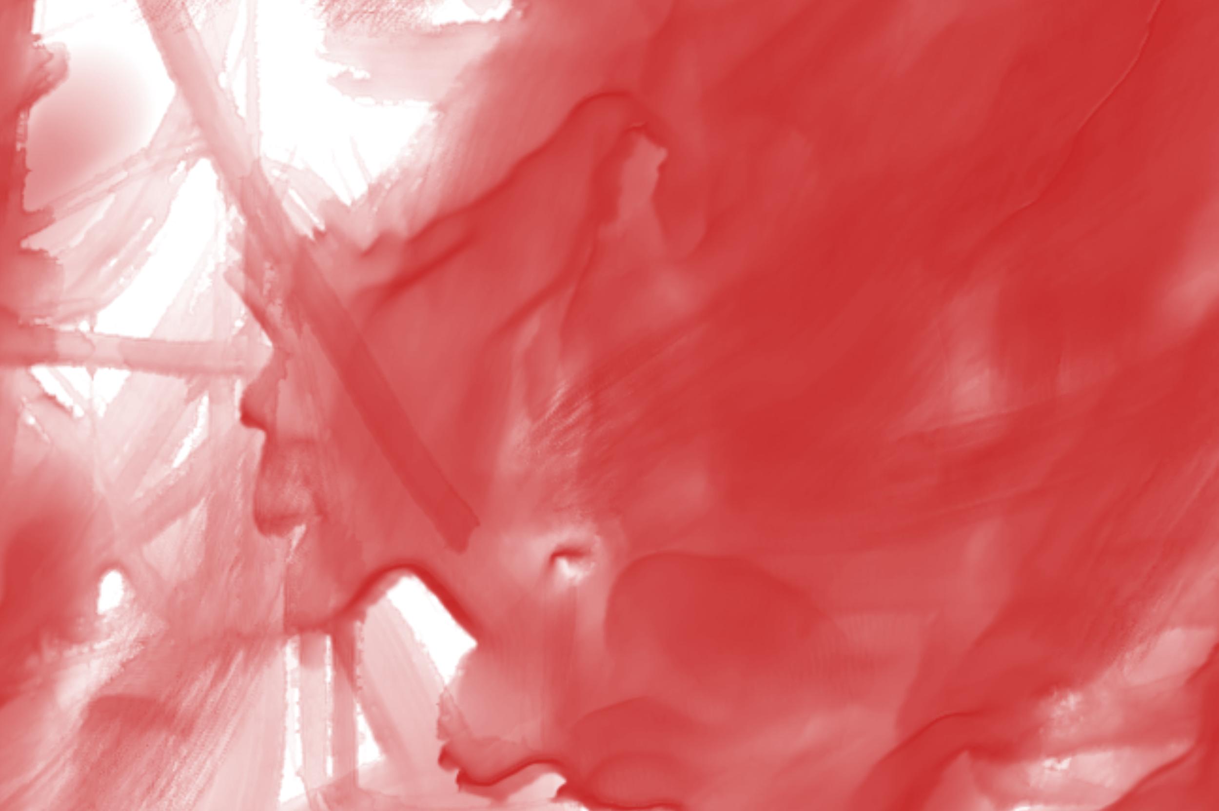 Watercolor Stains Wedding