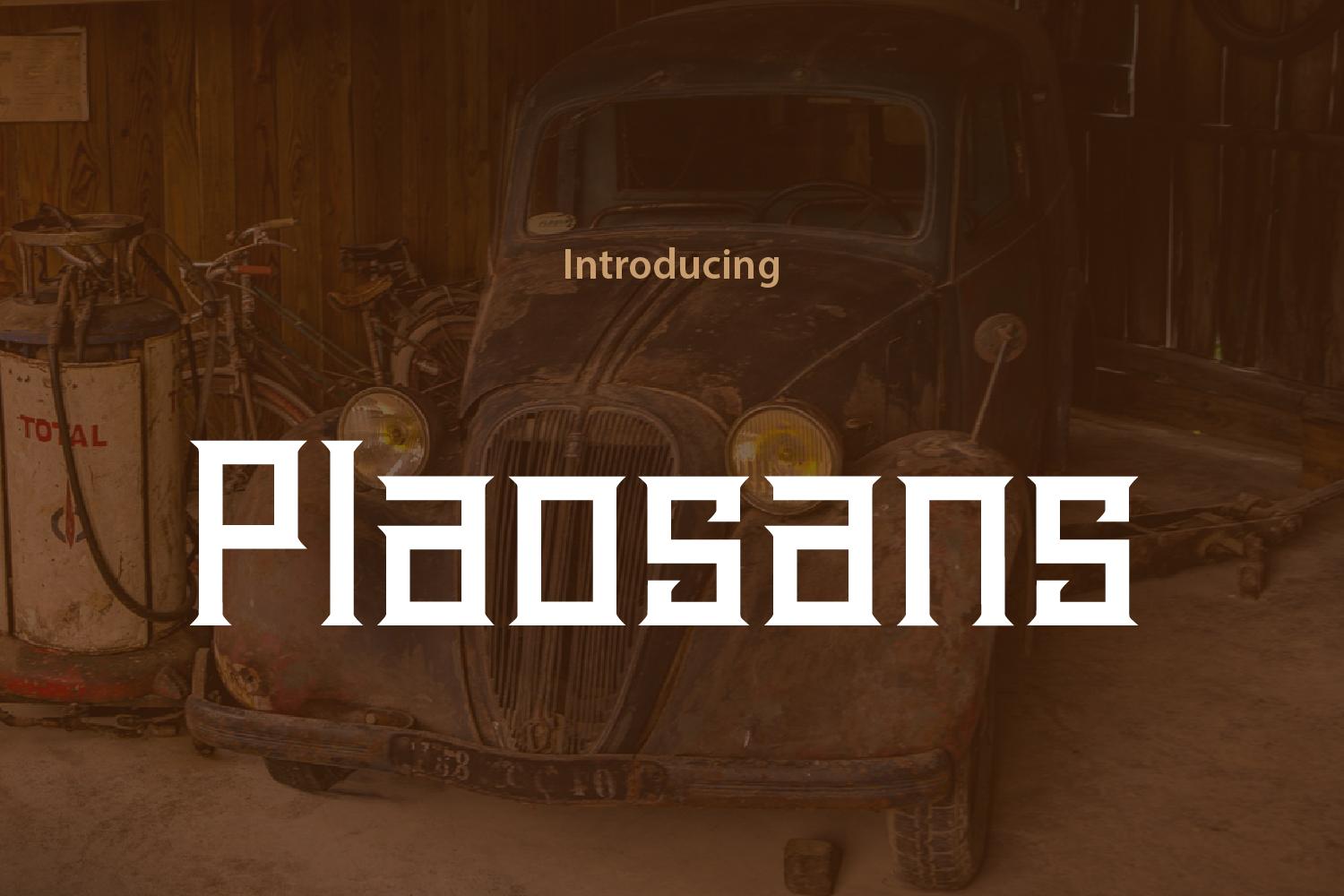 Plaosans Font