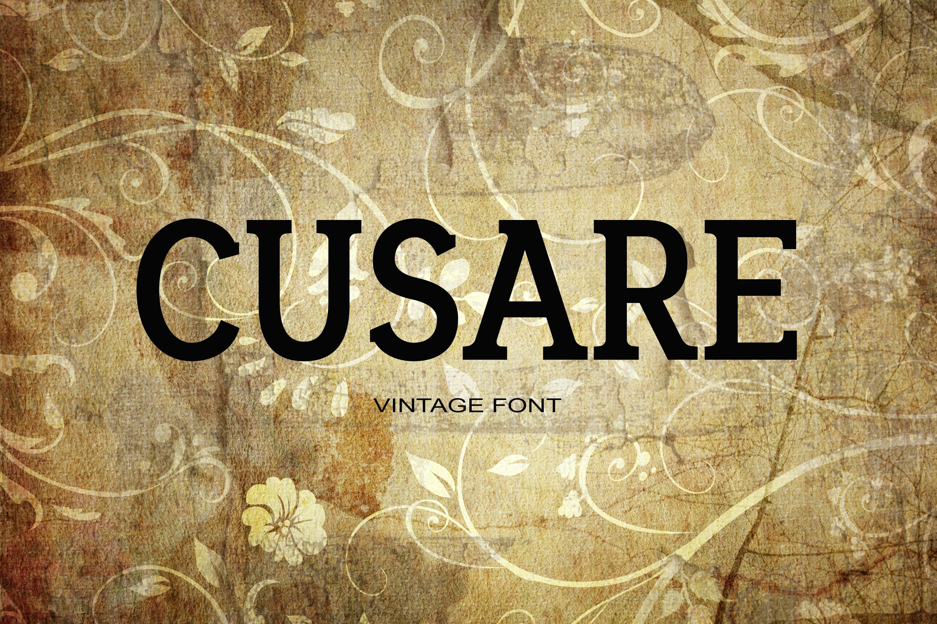 Cusare Font