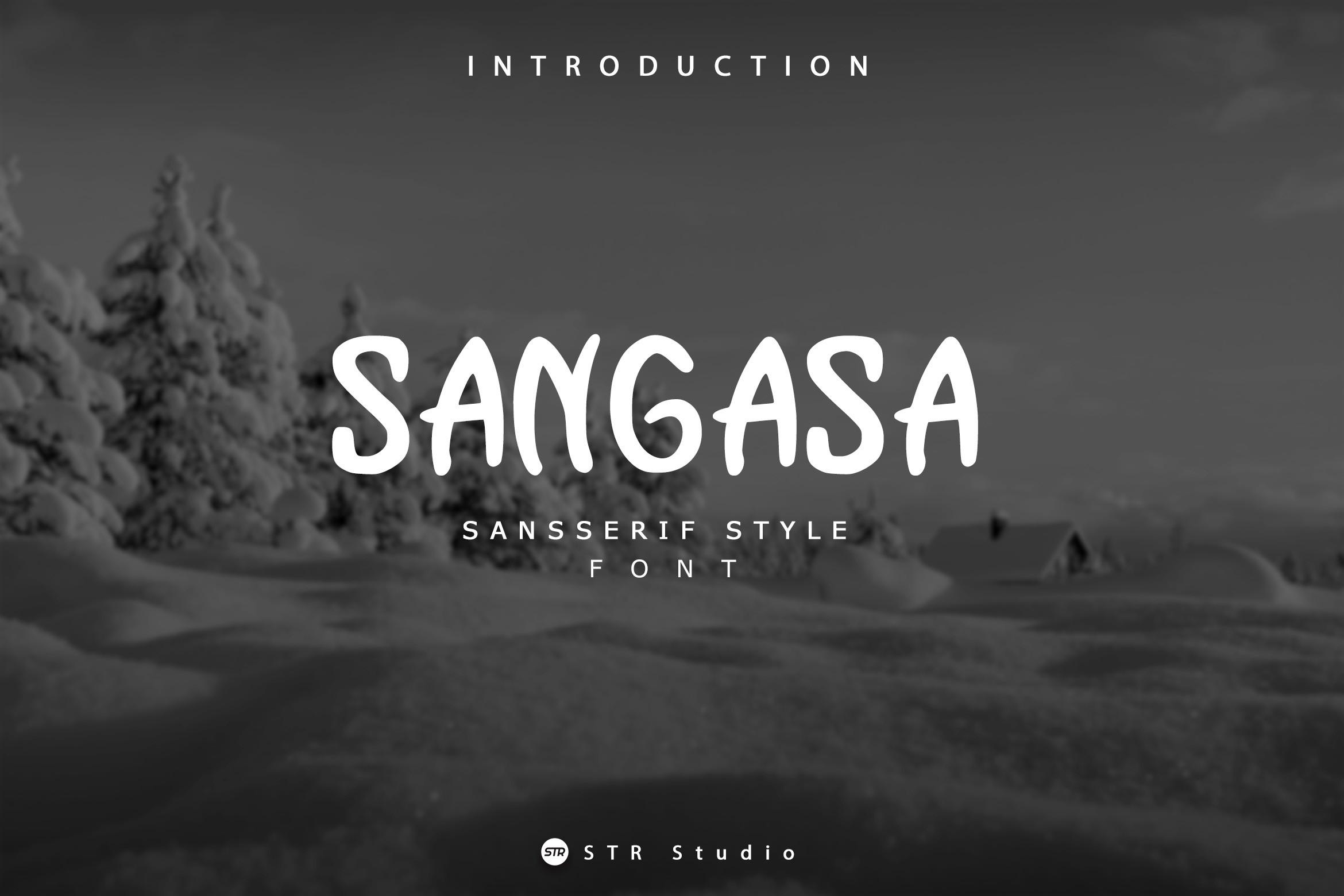 Sangasa Font