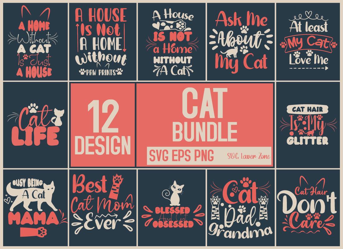 Cat Quotes Svg Bundle