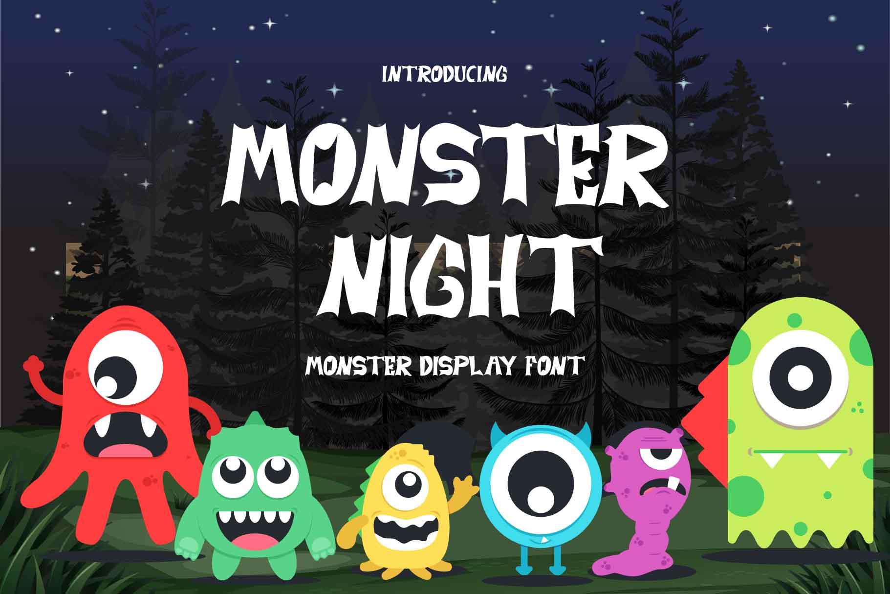 Monster Night Font