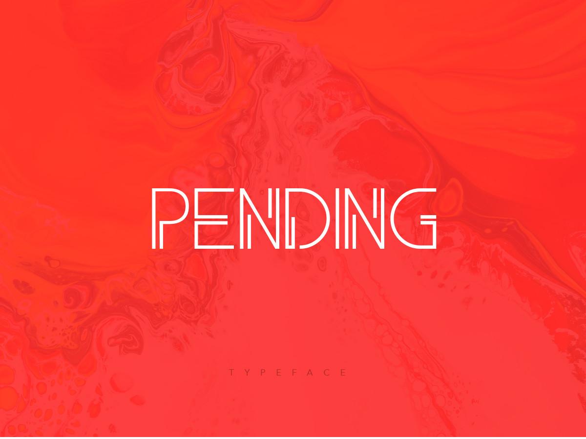 Pending Font