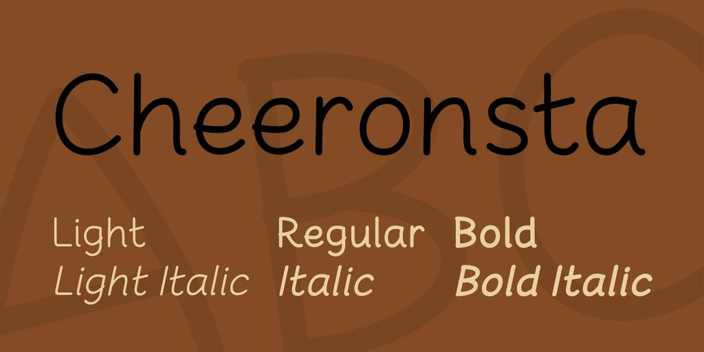 Cheeronsta Font