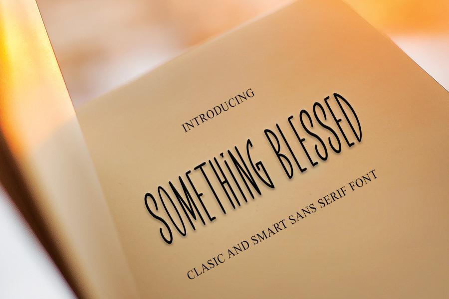 Something Blessed Font