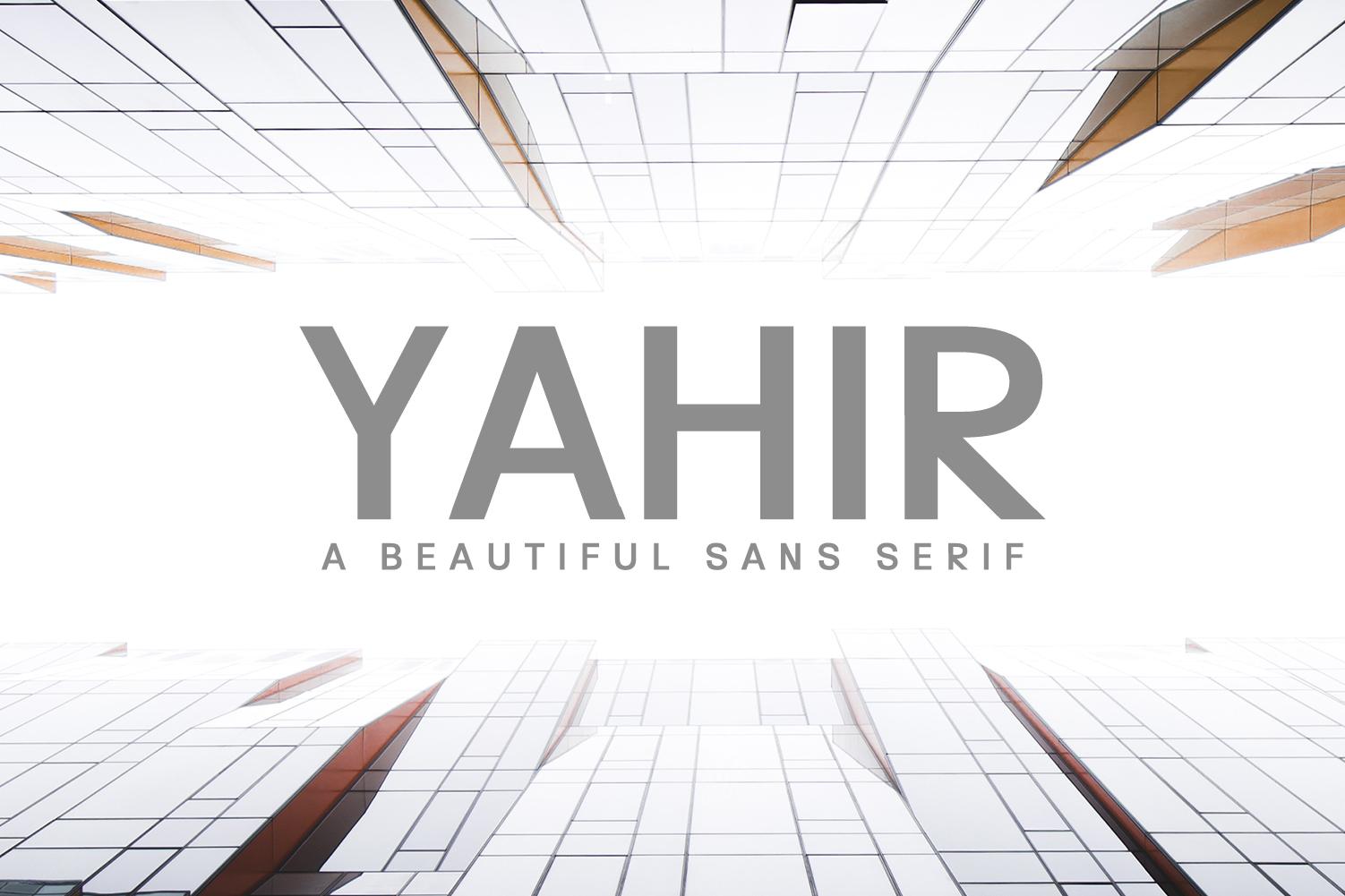 Yahir Family Font