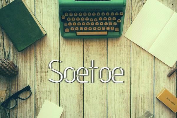 Soetoe Font