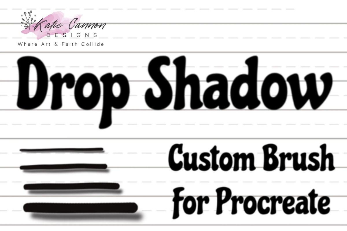 Drop Shadow Brush for Procreate
