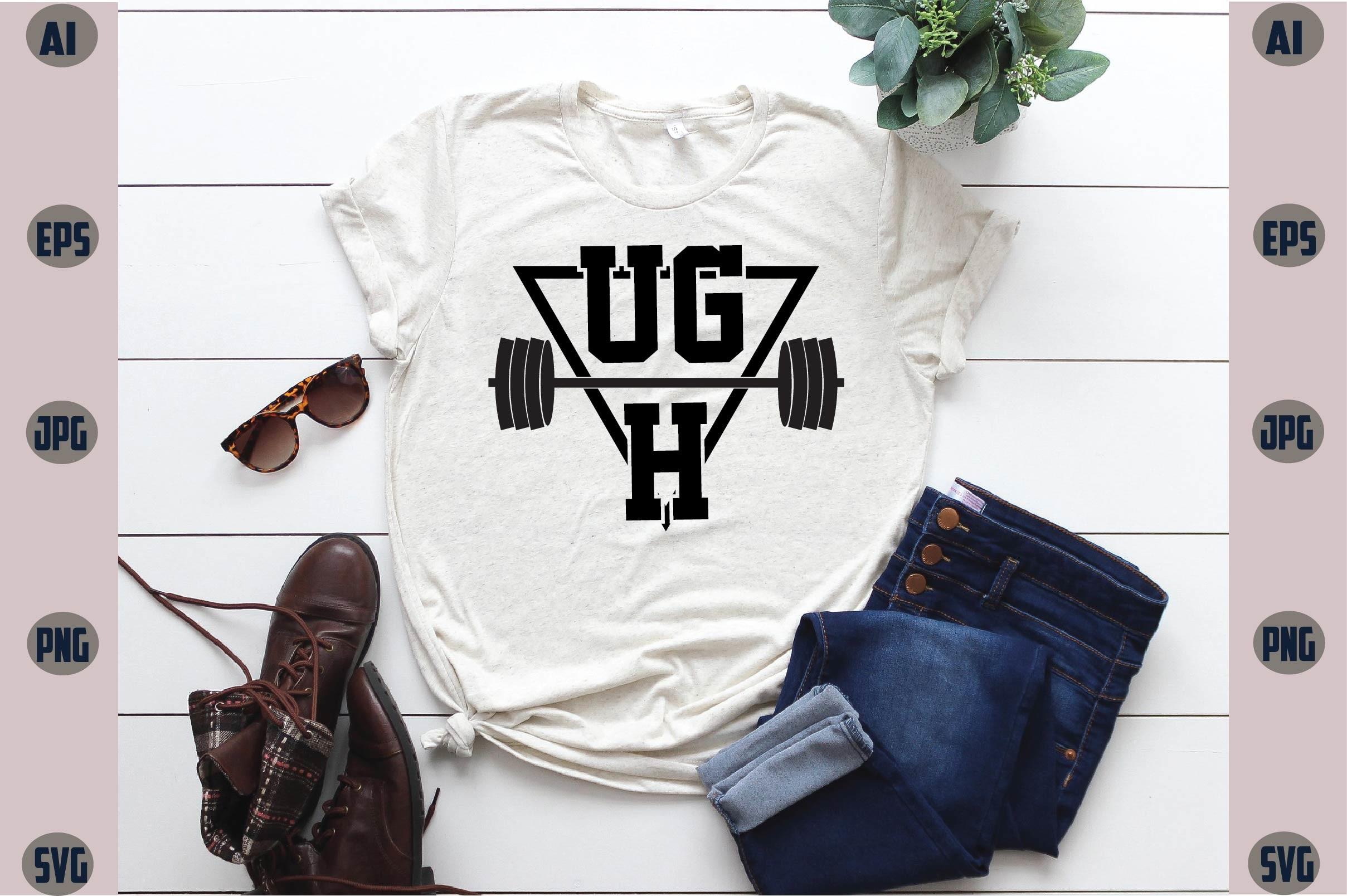 Gym Workout Fitness Typography T Shirt