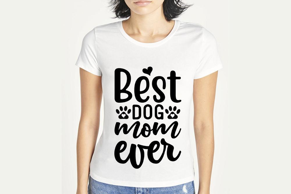 Mother's Day Svg Design, Best Dog Mom
