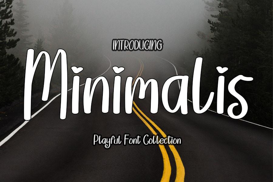 Minimalis Font