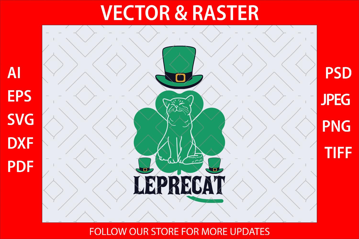 Leprecat T-Shirts SVG Cutting File