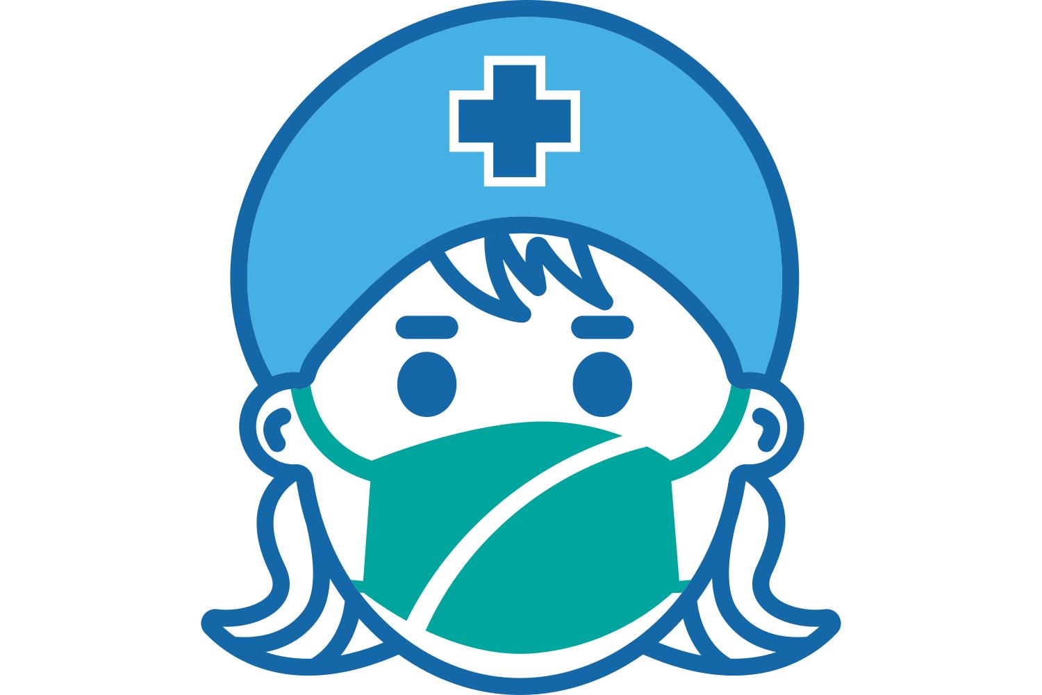 Female Nurse with Mask
