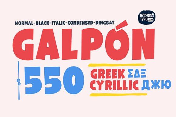 Galpon Family Font