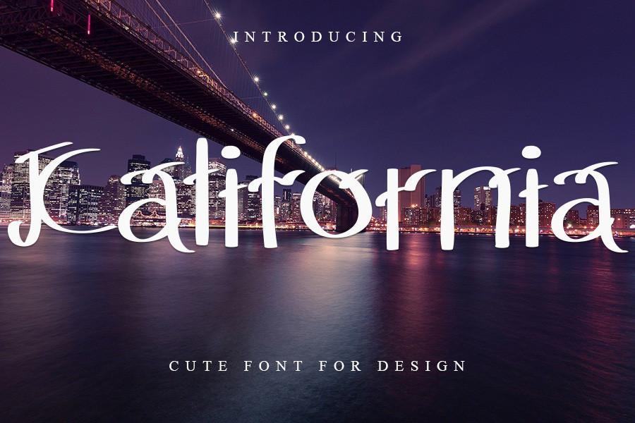 California Font