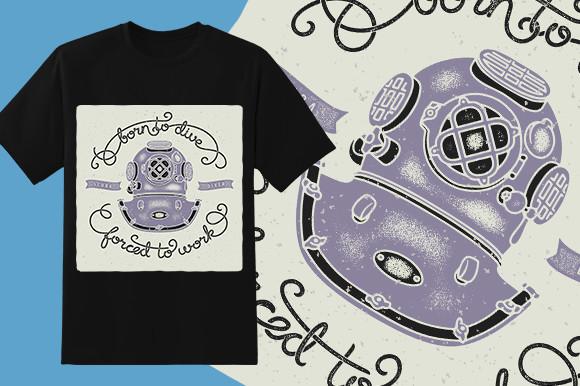 Scuba Diver T Shirt Design