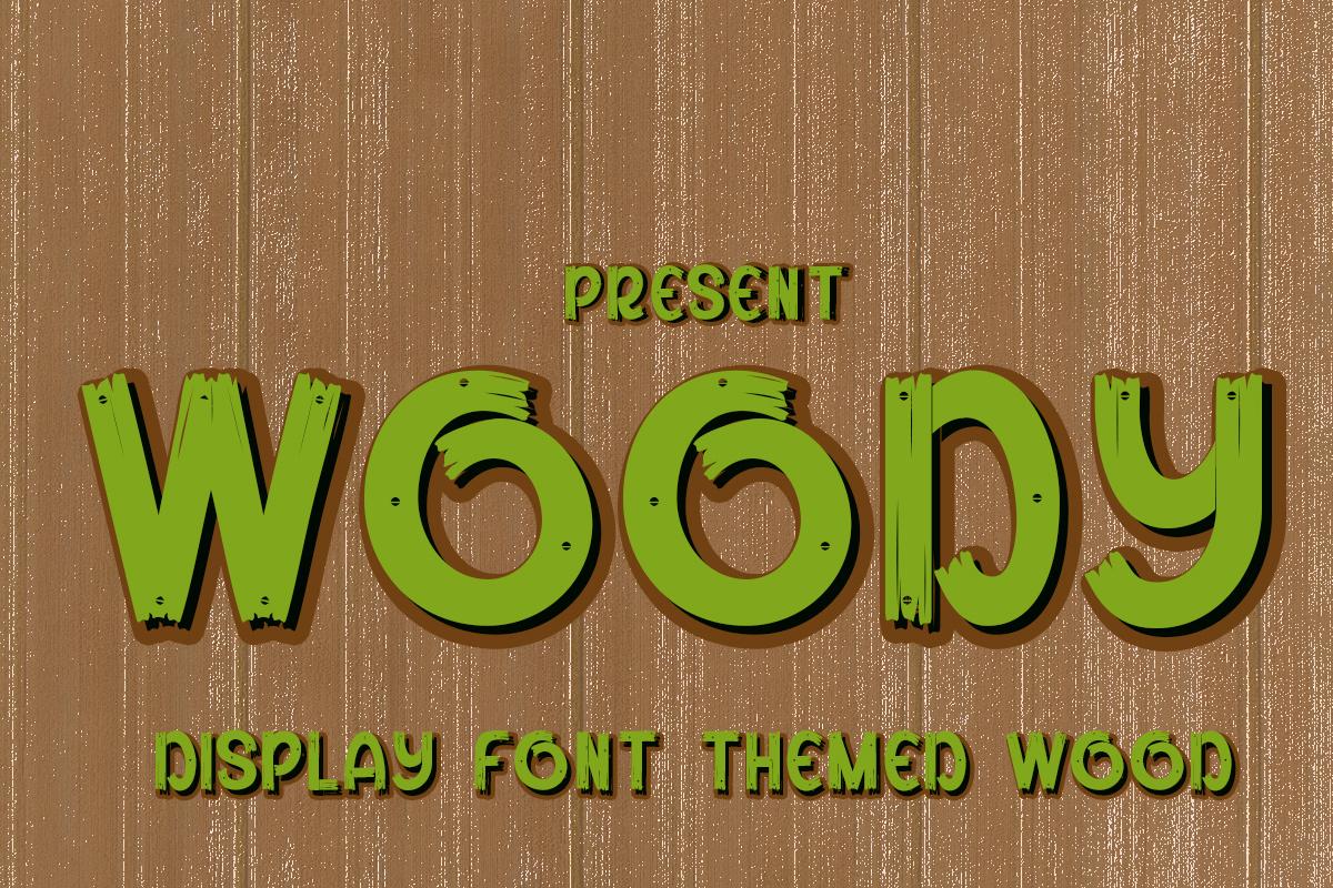 Woody Font
