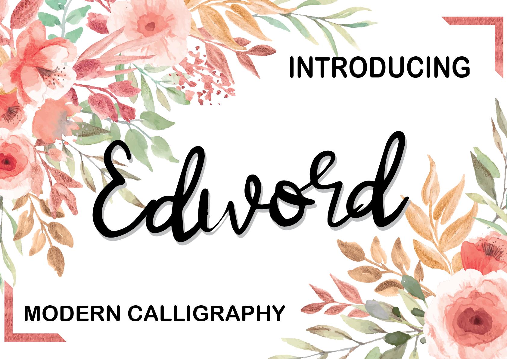 Edword Font