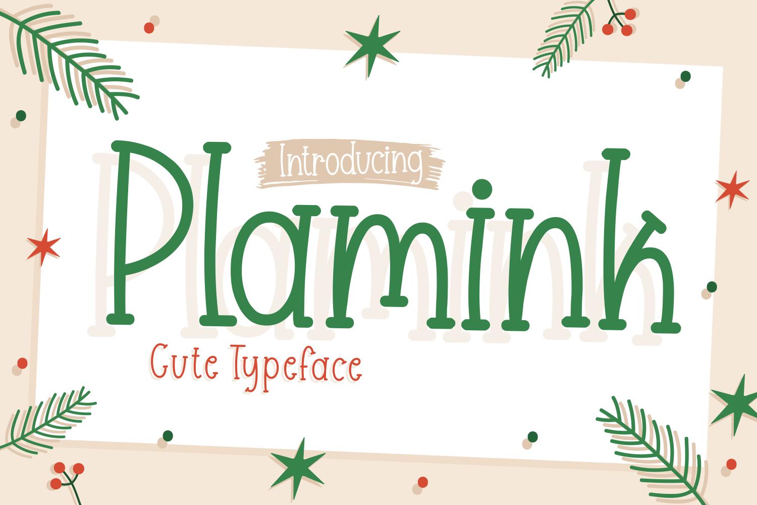 Plamink Font