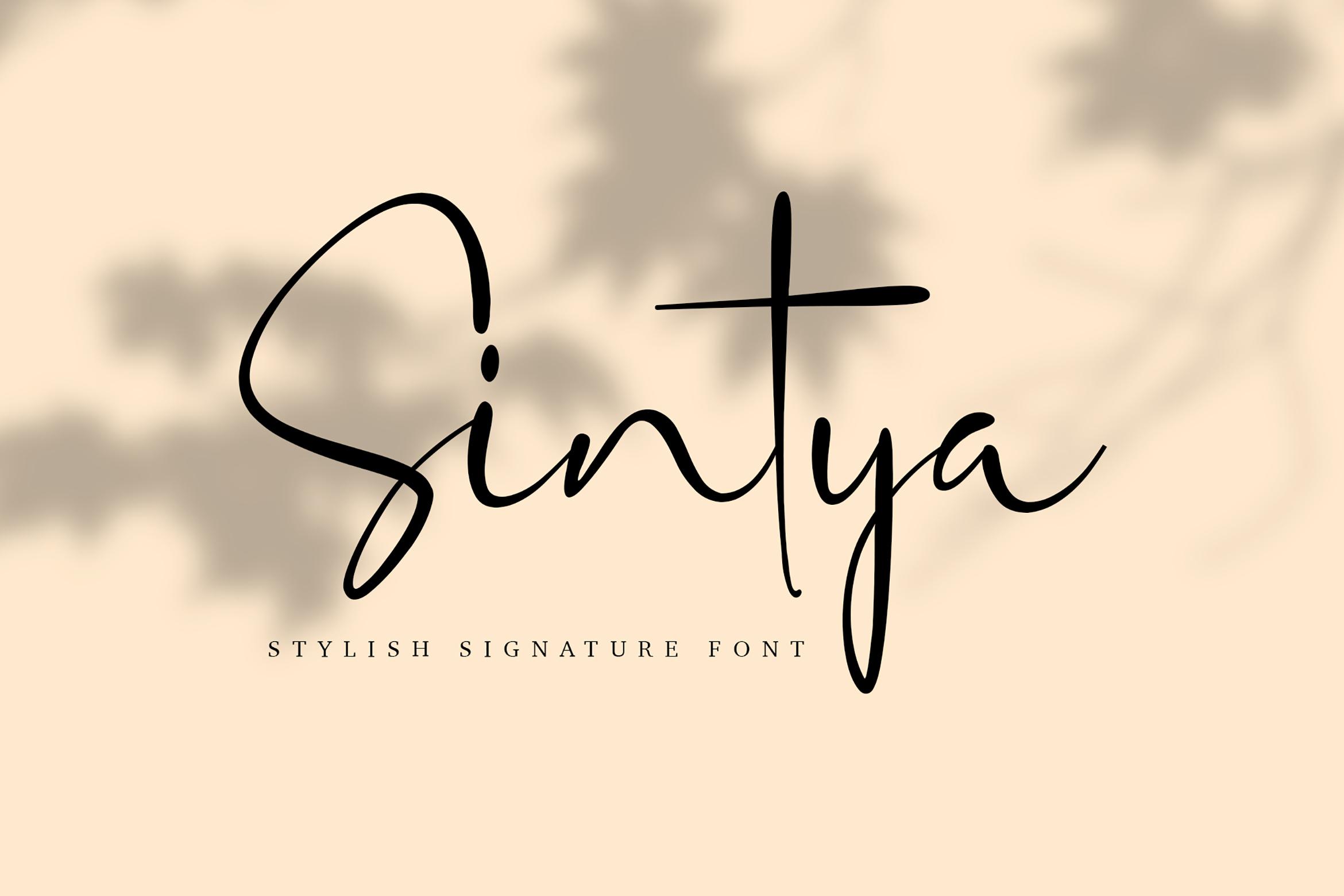 Sintya Font