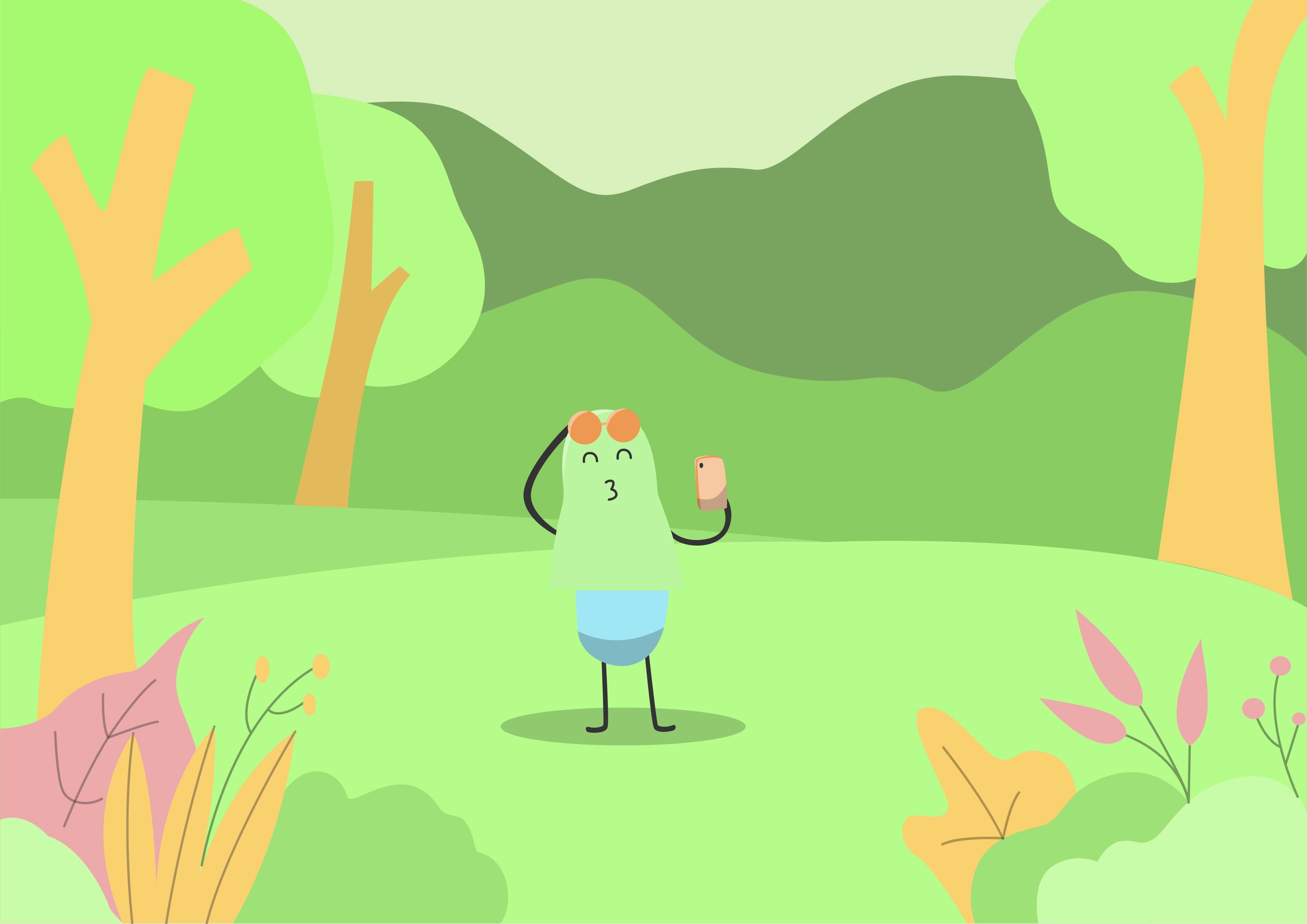 Cute Peanut Dumb Illustration #326